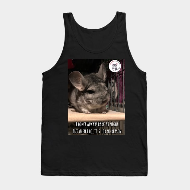 Barking Chin Tank Top by canchinrescue